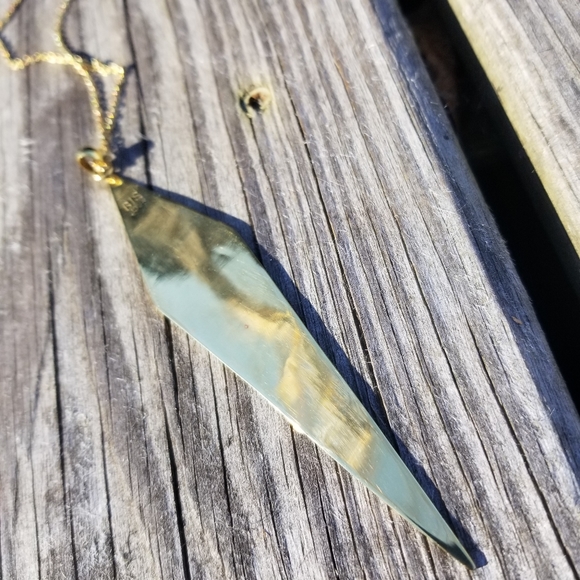 Spike pendant brass charm paragon  necklace - Picture 2 of 5